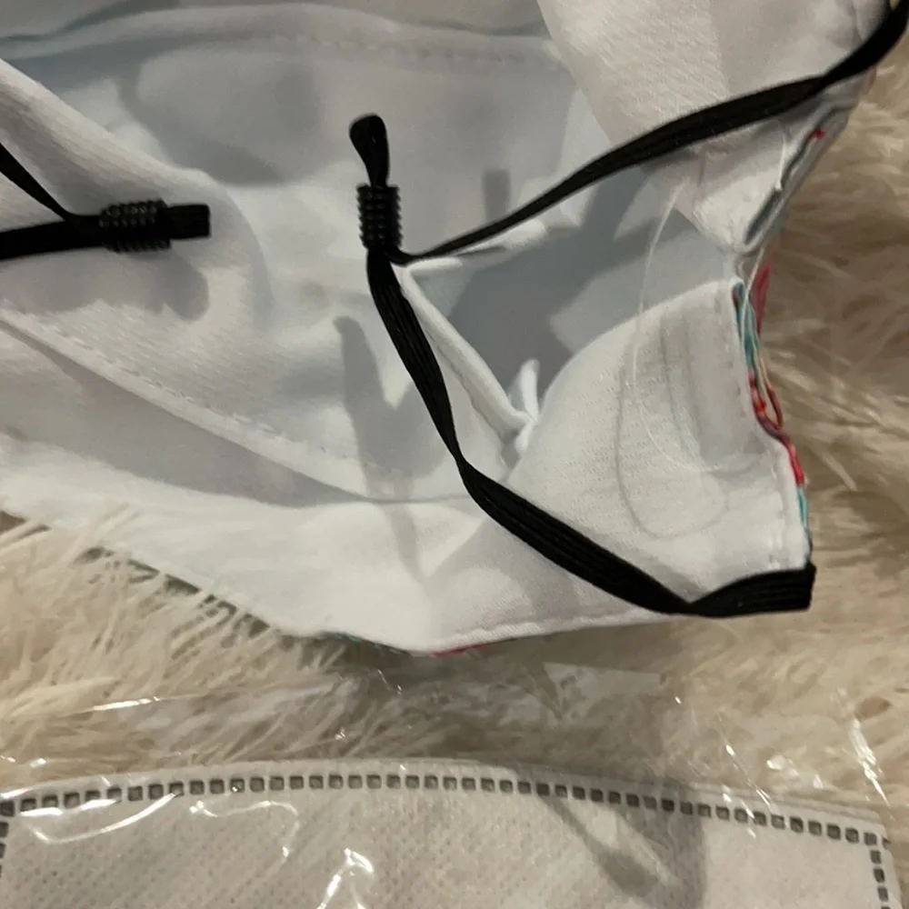 New Maltese floral face mask